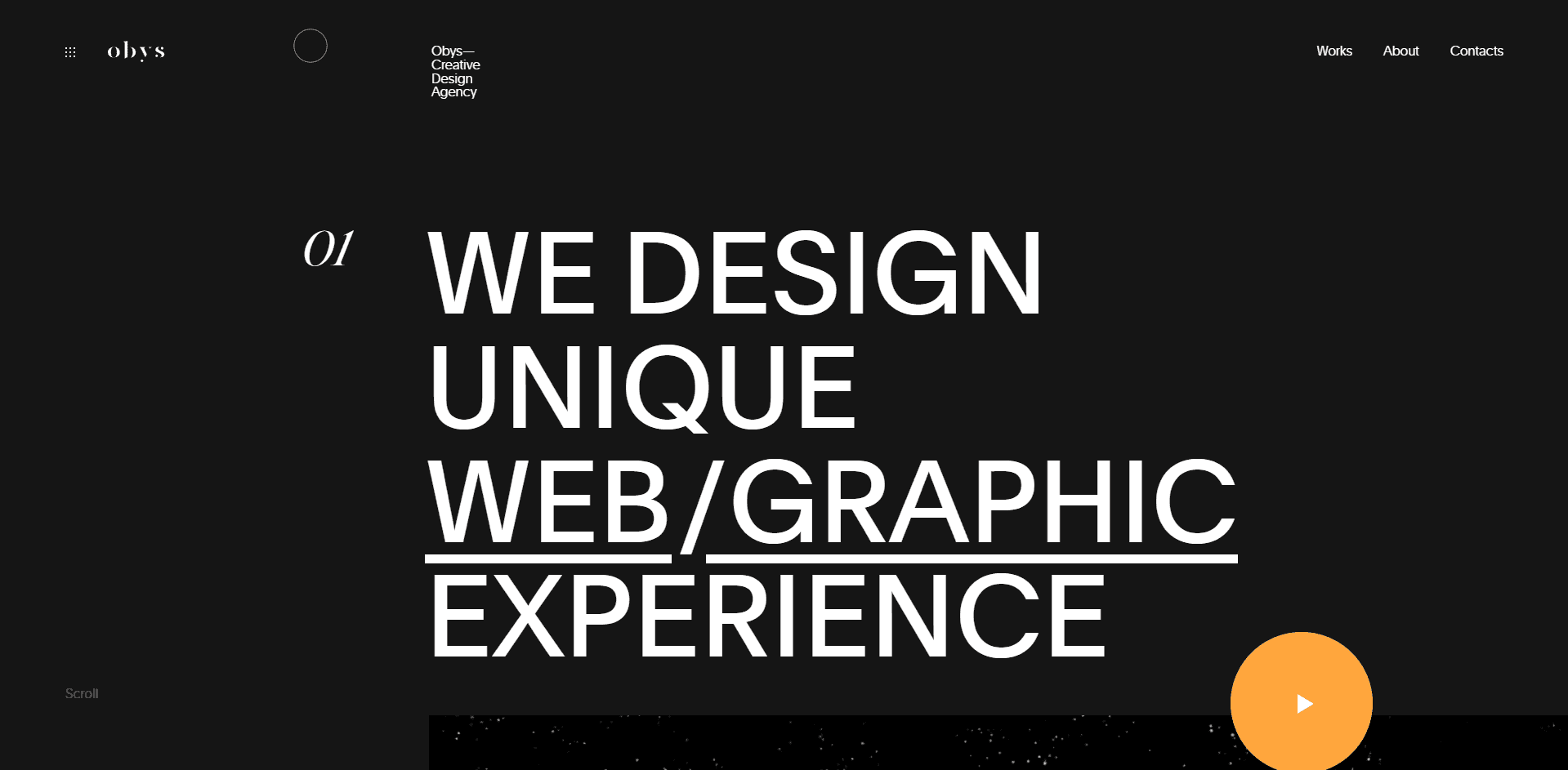 Obys creative agency website